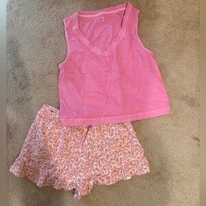 GAP Ruffle Shorts PJ Set